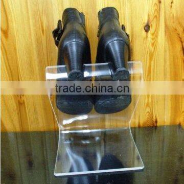 Clear Acrylic Women Shoes Retail Shop Display Holder Stand Riser Rack photo-3
