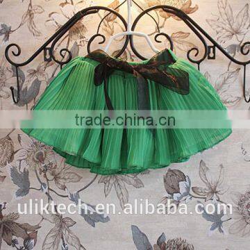 2015 New Children Chiffon Skirt With White Tshirt Set Cheap Baby Girls Clothing Set Wholesale Girls Chiffon Clothing photo-3