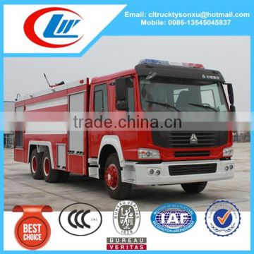 SINITRUK HOWO 15 tons fire fighting truck for sale