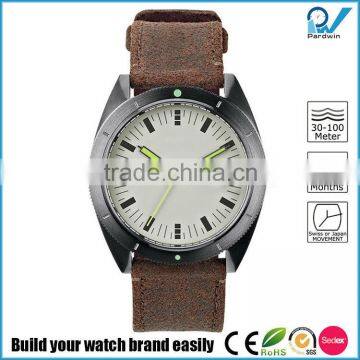 Delightful Applied Index Riveted Light green luminous quartz watch calendar stainless steel case with nylon strap watch