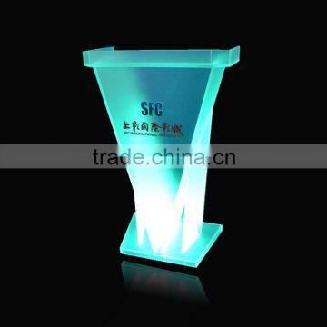 Blue Color 2015 New High Quality Acrylic Led dj Facade, Night Bar Furniture YZ-0076 photo-4