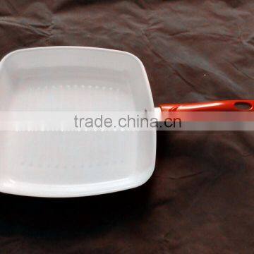 Aluminum Non-stick Ceramic Square Frying Pan Grill Pans Steak Pans With Removable Handle Cookware photo-2