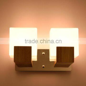 Single Dual Rubber Stair Cube Sugar Wall Light Home Commercial LED Bedside Lamp