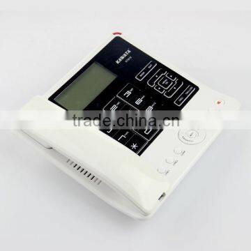 Wholesale flip caller id display landline telephone white color