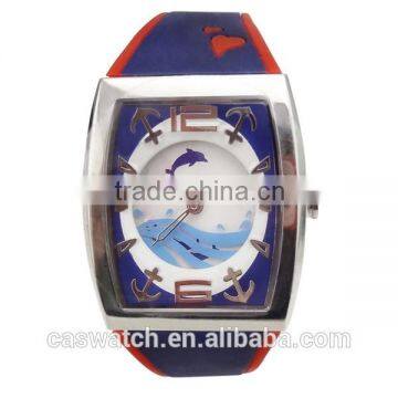 Custom design printed dial Watch mechanism for kid