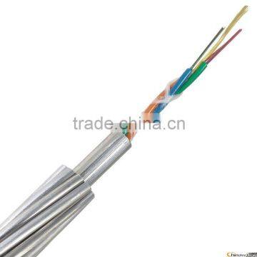 12/24/48 core single mode power ground wires fiber optic OPGW cable