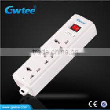 Master switch control multifuctional socket,power strip with protector tube