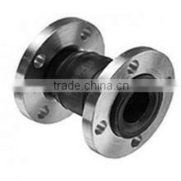 4 inch double flange RF stainless steel material connection rubber joints