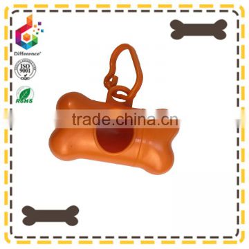 Popular orange plastic dog poop bag dispenser