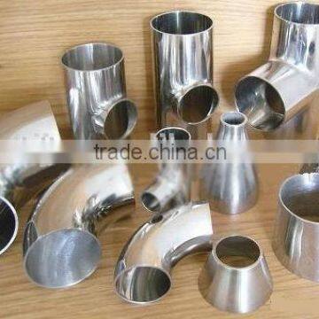 Sanitary Pipe Fittings Elbow, Tee, Coupling With CE&ISO Certificate