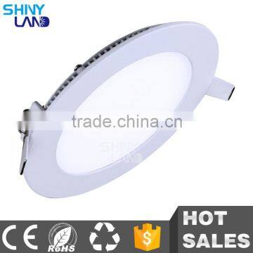 3w 6w 12w 18w 24w round ultra thin led panel light