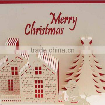 Creative Paper-cut Carved Flowers Basket Stereo CARDS DIY Postcards photo-5