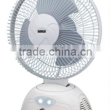 SUNCA AC/DC Rechargeable Oscillating Fan 10" SF-298A