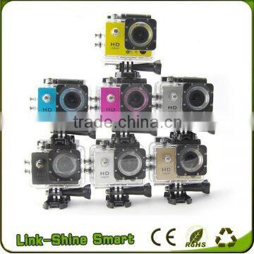 Full HD 1080P Sports Camera Motion Detection HD Car DVR Camera