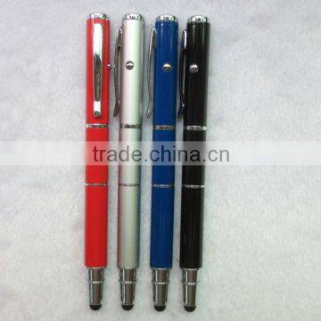 3 In 1 Multi-Function Touch Screen Stylus Pen With Red Laser Pointer Tool Ball Pen