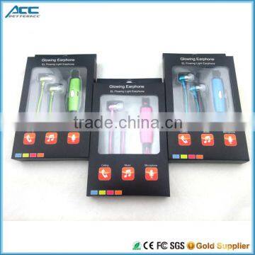 Wholesale Superior Quality Led Light Headphones For Mobile Phone Fashion Style Led Earphone Manufacturer photo-6