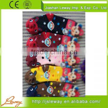 children' winter anti-slip woolen yarn socks