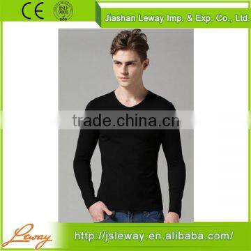 2014 customized 100% cotton t shirt long sleeve men t shirts