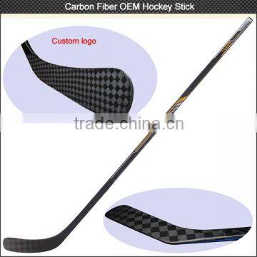 High performance 3K/12/UD 100% full Carbon Fiber OEM composite hockey sticks Senior / Intermadiate/ Junior / Youth