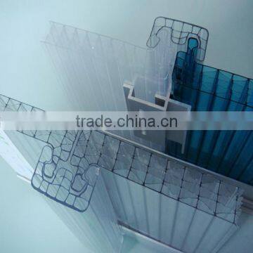 hot sale building materials hollow polycarbonate sheet used awnings for sale