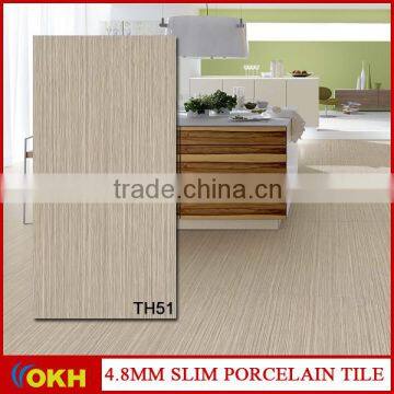 120x60cm porcelain laminate wood grain exterior wall thin tile