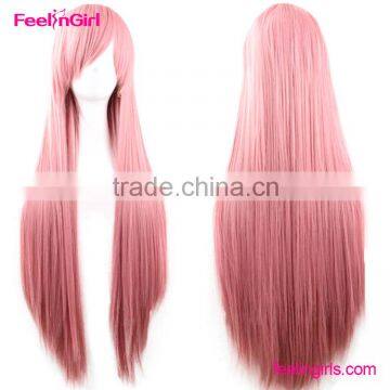 Fast Delivery Synthetic Front Lace Cosplay Wig photo-6