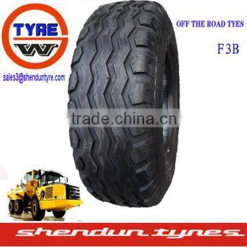 260/70-16 10.5/65-16 F3B OTR tire ,quality certificates ISO9001,CCC,DOT, ISO/TS 16949:2002, Bias Design