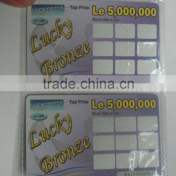 High Quality Paper Lottery Scratch Card Printing photo-6