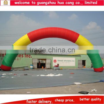 Colorful inflatable archway for sale cheap rainbow inflatable arch for business advertising