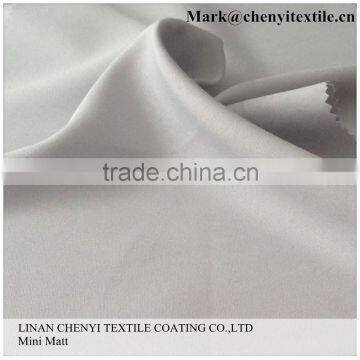 China textile 100 poly elastic mini matt fabric