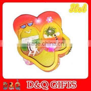 2015 Cheap Resin Sunset Filp Flop Jewel Box With Palm Tree photo-5