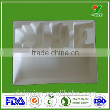 New Eco-friendly Recycle Compostable Wine Shipper Pulp Paper Tray