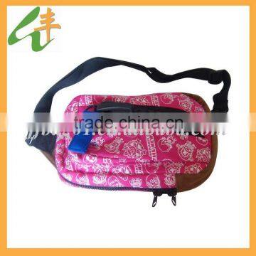 hot selling 600 D polyester sport leisure waist bag