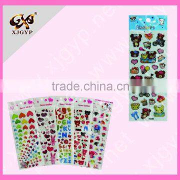 Various Decorative custom 3D self-adhesive crystal epoxy sticker (EPOXY8317)