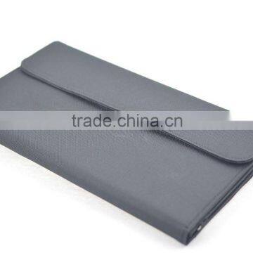 2016 Outdoor Fittings 12W 2Pcs Portable Foldable Solar Charger With 23-24% Solar Conversion Rate