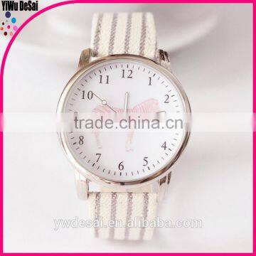 Striped Fashion Cute Strap Pony Watch photo-1
