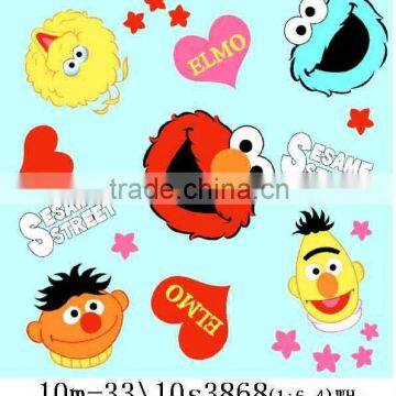 sesame street print flannel fleece fabric