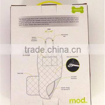 Water Proof Designer Car Seat Cover Deluxe Single Seat Cover Universal Design Fit All Vehicle photo-4