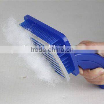 Petsy Self Cleaning Pet Brush Comb Dogs & Cats Pet Massage Brush Automatic Plastic Brush photo-6