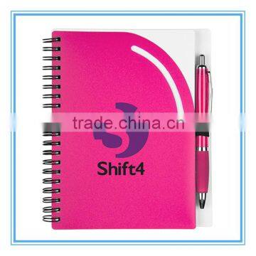 PP Hardcover Notebook With Elastic Band and Pocket