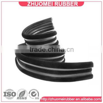 extruded rubber flock weatherstrip