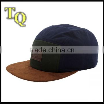 high quality custom plain skull caps with leath