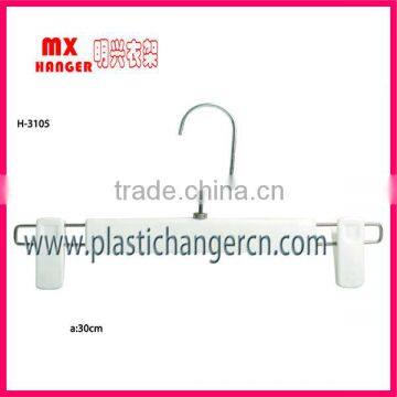 plastic trousers hangers with clips,plastic trousers hanger,trousers plastic hangers