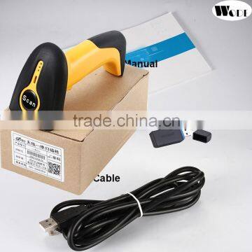 New model 1D CCD handheld scanner wireless(433MHz) barcode scanner