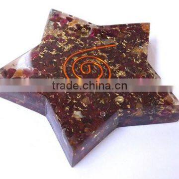 Garnet Pentagon Star : Wholesale Supplier Of Orgone Product India