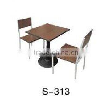 dining hall desk and chairs cafeteria furniture restaurant Sets S-313