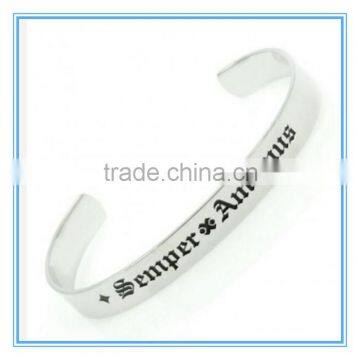 Stainless Steel Flat Curb Bracelet photo-6