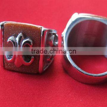 Quality new coming hot sale stainless steel cz ring