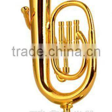 Gold and Copper Material Maked Gild Mini Trumpet photo-3