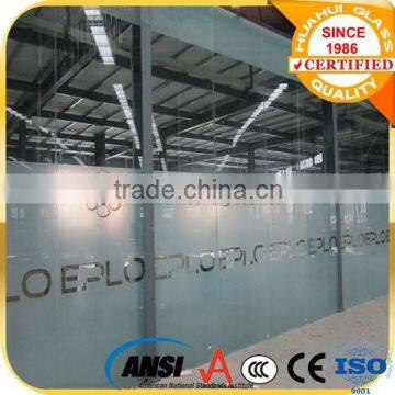 big screen printing glass for partition wall